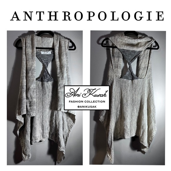 Anthropologie Jackets & Blazers - Anthropologie Sparrow Twist Back Vest